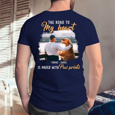 My Paw Prints Photo - Personalized Custom Premium T-shirt