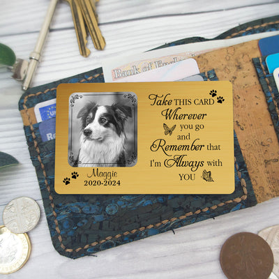 Always With You - Personalized Custom Wallet Card