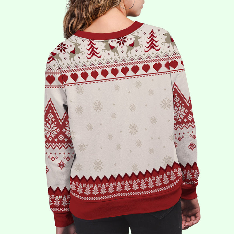 Happy Holidays - Personalized Custom All-Over-Print Sweatshirt