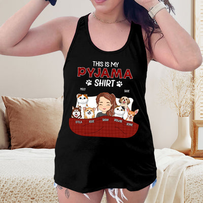 Pajama Shirt Version 3 - Personalized Custom Women's Tank