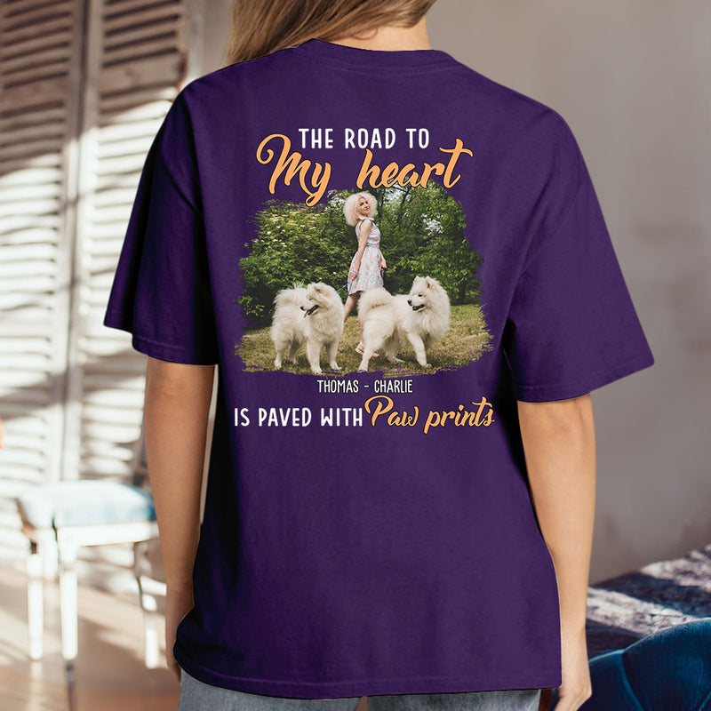 My Paw Prints Photo - Personalized Custom Premium T-shirt