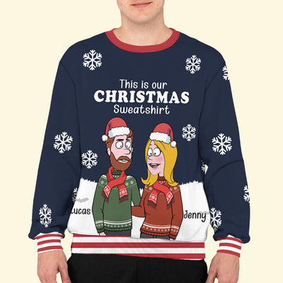 Ugly Christmas Sweatshirt - Personalized Custom All-Over-Print Sweatshirt