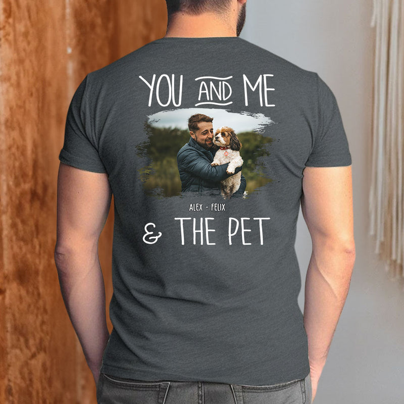 You Me Dogs Photo - Personalized Custom Unisex T-shirt