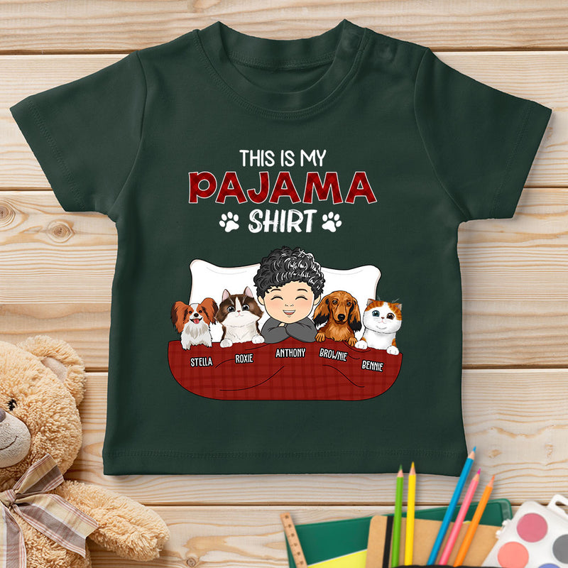 Pajama Shirt Version 3 - Personalized Custom Youth T-shirt