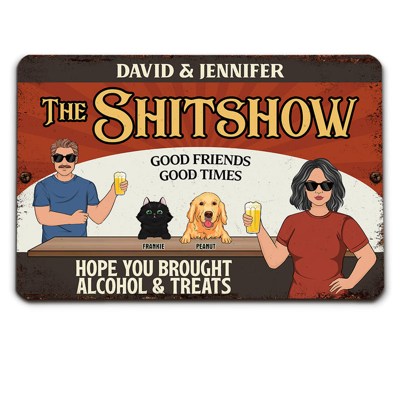 The Shitshow - Personalized Custom Metal Sign