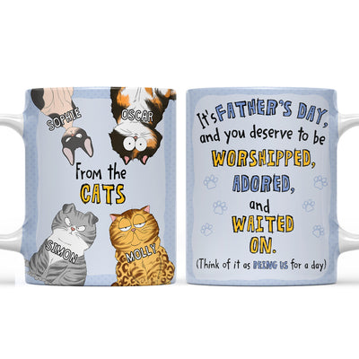 Waited On - Personalized Custom Coffee Mug