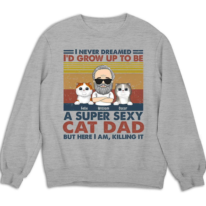 Ultimate Cat Dad - Personalized Custom Sweatshirt