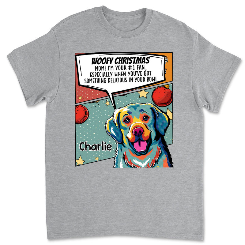 Dog Mom Big Fan - Personalized Custom Unisex T-shirt
