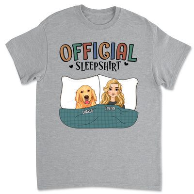 Official Sleepshirt With Pets - Personalized Custom Unisex T-shirt