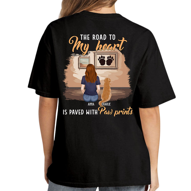 My Paw Prints - Personalized Custom Unisex T-shirt