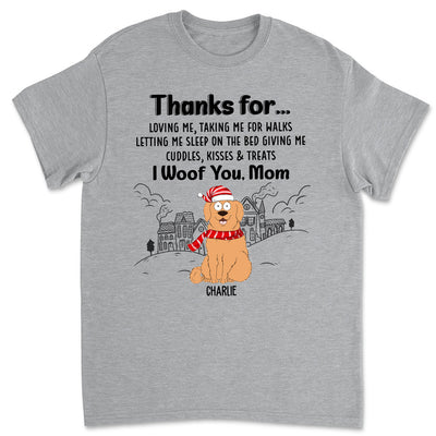 Thankful To Dad - Personalized Custom Unisex T-shirt