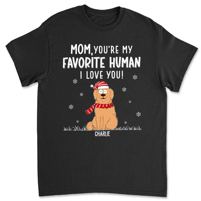 Christmas Favorite Human - Personalized Custom Unisex T-shirt