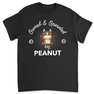 Operated By Pet - Personalized Custom Premium T-shirt