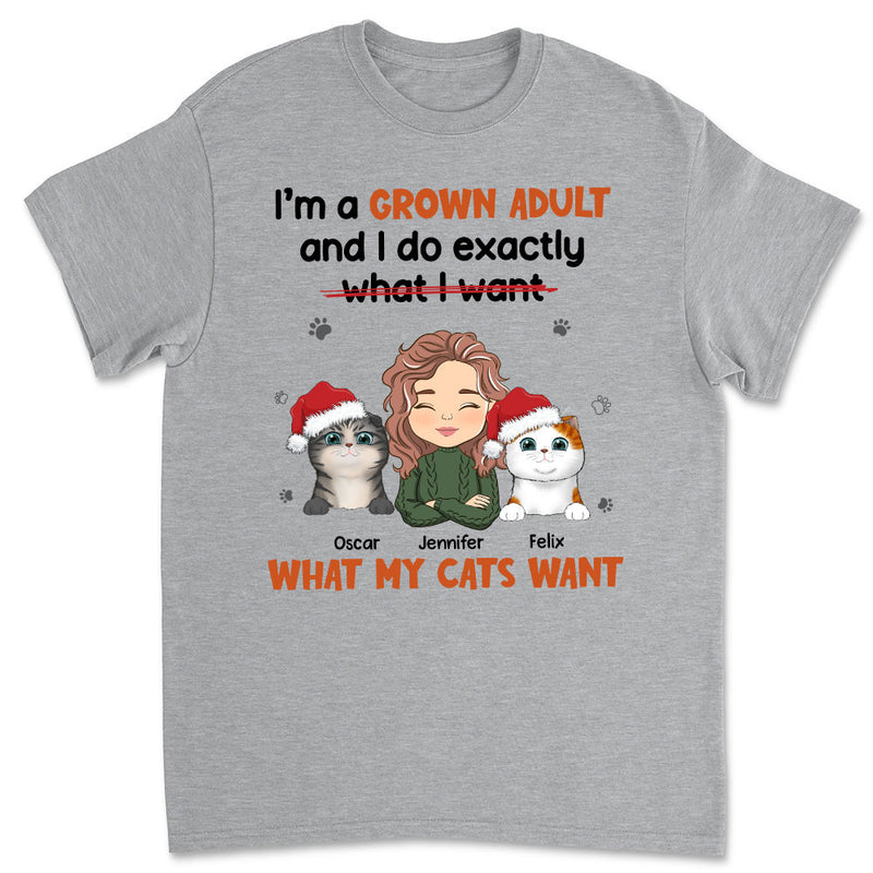 What My Cat Wants - Personalized Custom Premium T-shirt