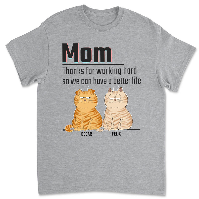 Working Hard - Personalized Custom Unisex T-shirt