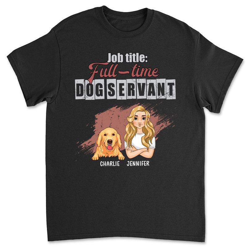 Job Title Full-time - Personalized Custom Unisex T-shirt