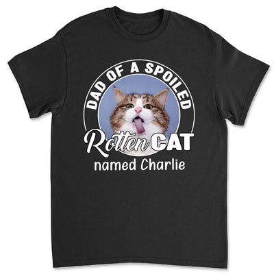 Spoiled Rotten Cats Photo - Personalized Custom Unisex T-shirt