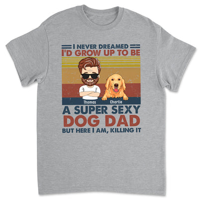 Ultimate Dog Dad - Personalized Custom Unisex T-shirt