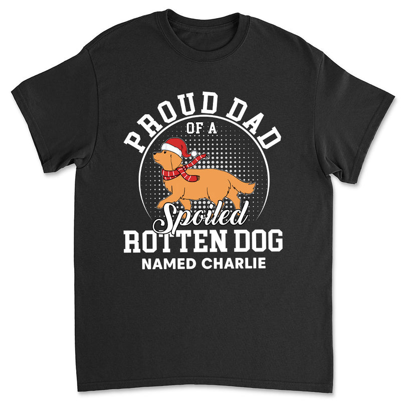 Proud Dad Mom Dogs - Personalized Custom Unisex T-shirt