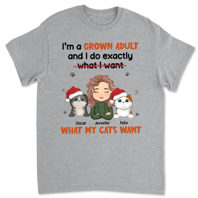 What My Cat Wants - Personalized Custom Unisex T-shirt