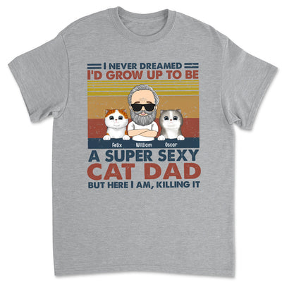 Ultimate Cat Dad - Personalized Custom Unisex T-shirt