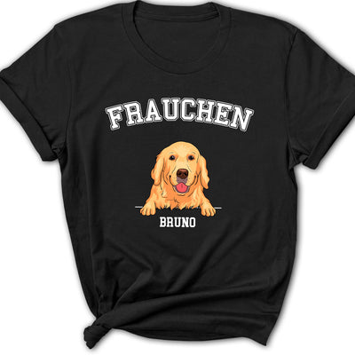 Frauchen-Herrchen - Personalisiertes Damen T-shirt