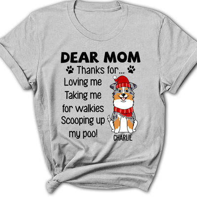 Thanks For Scooping Up - Personalized Custom Women's T-shirt