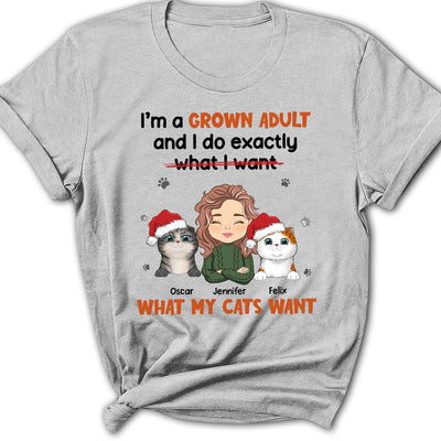 What My Cat Wants - Personalized Custom Women's T-shirt