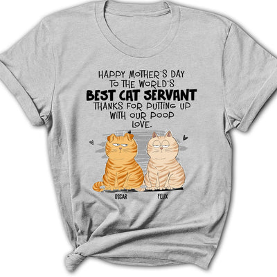 Best Cat Servant - Personalized Custom Women's T-shirt