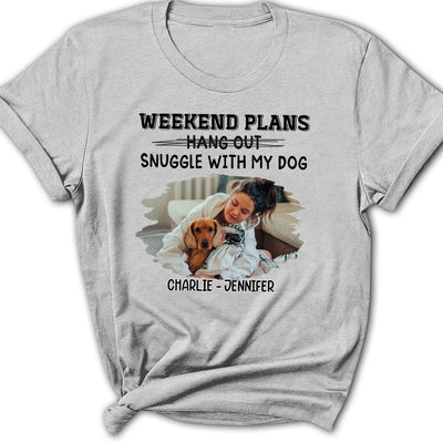 Hang Out Or Snuggle Photo - Personalized Custom Women's T-shirt