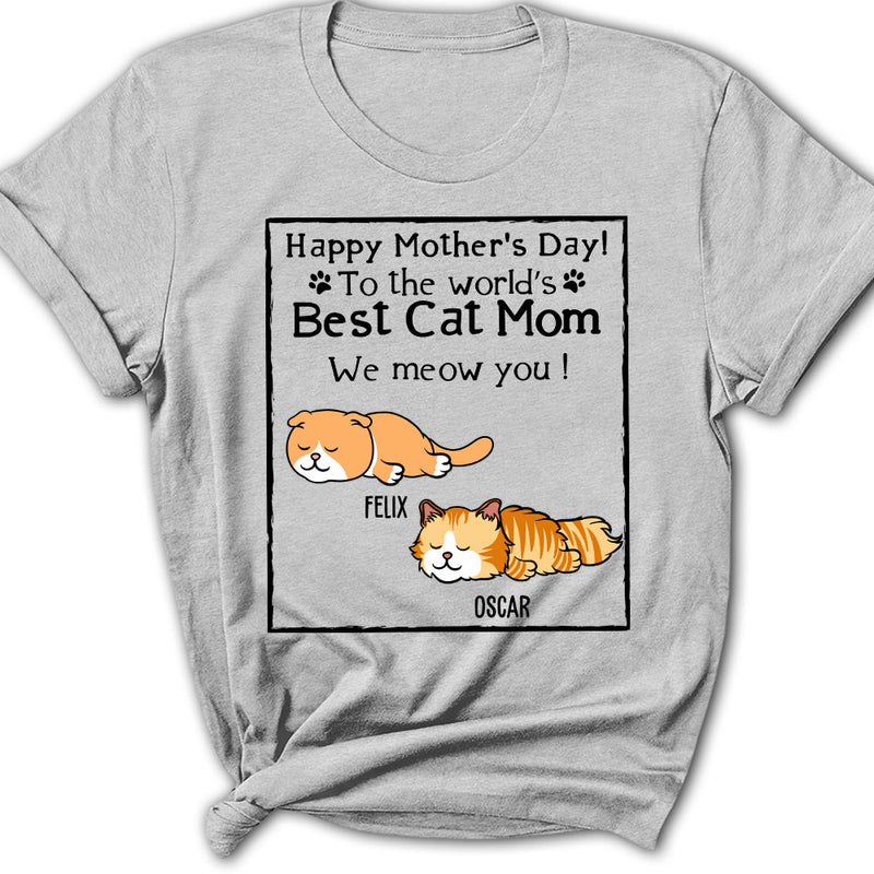 The Cat Mom Life - Personalized Custom Women&