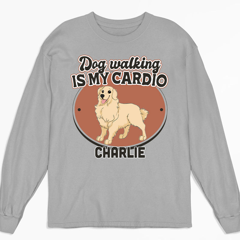 Walk With Dog - Personalized Custom Long Sleeve T-shirt