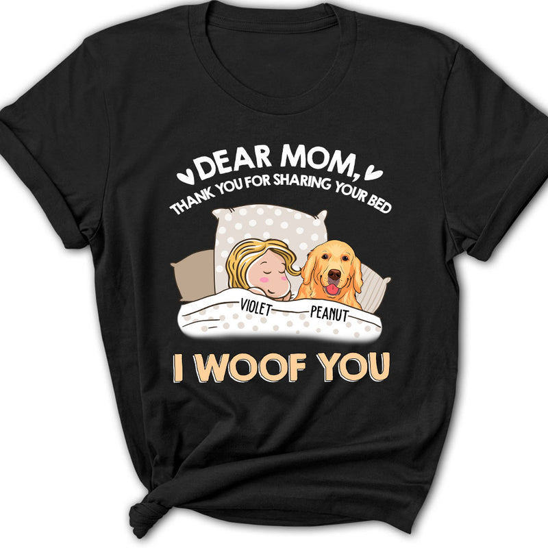 Thank You For Sharing Your Bed - Personalized Custom Women&