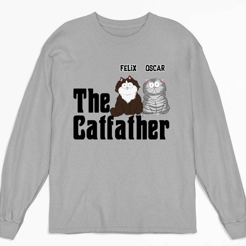 The Cat Father - Personalized Custom Long Sleeve T-shirt