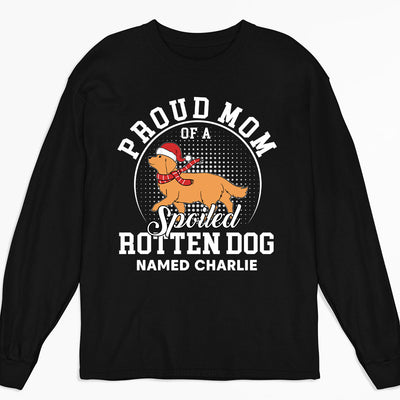 Proud Dad Mom Dogs - Personalized Custom Long Sleeve T-shirt