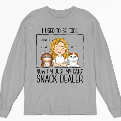 Just A Pet Snack Dealer - Personalized Custom Long Sleeve T-shirt