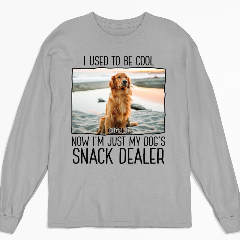 Just A Snack Dealer Photo - Personalized Custom Long Sleeve T-shirt