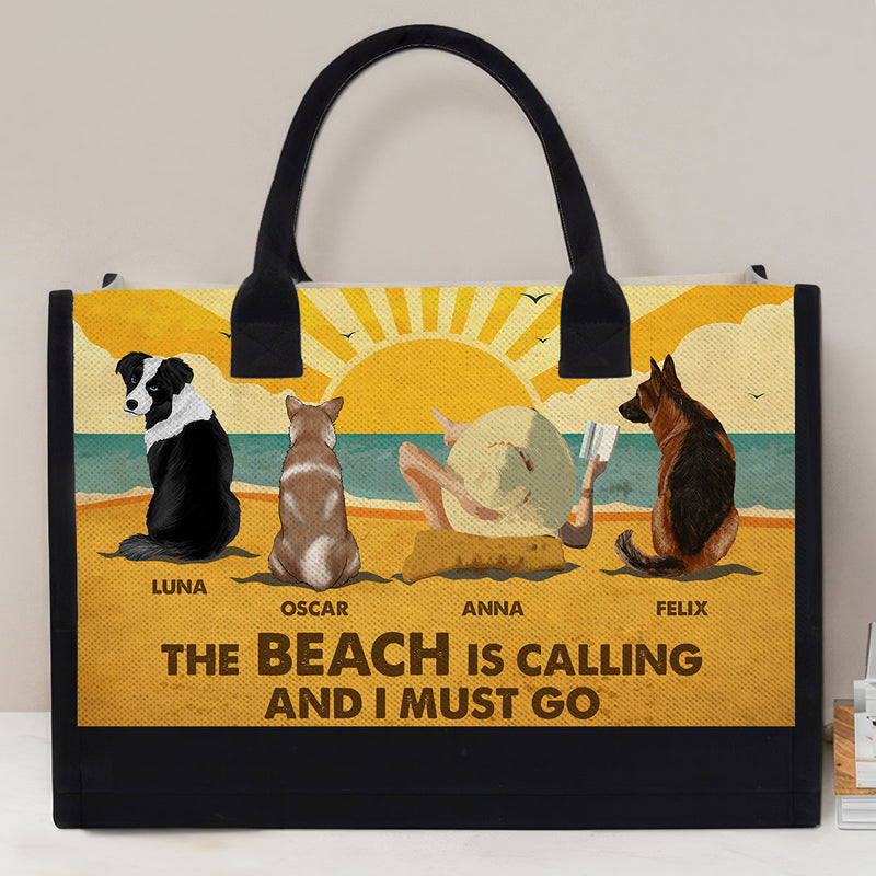 Peace Of The Beach - Personalized Custom Canvas Tote Bag