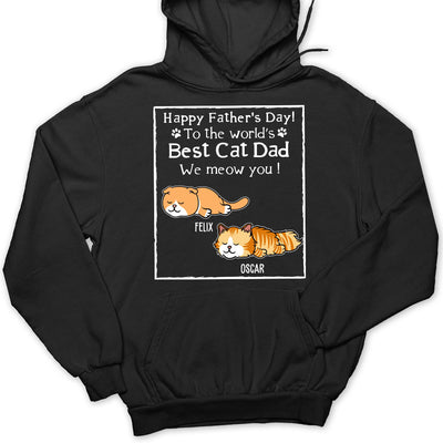 Best Cat Dad - Personalized Custom Hoodie