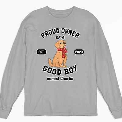 The Proud Owner - Personalized Custom Long Sleeve T-shirt