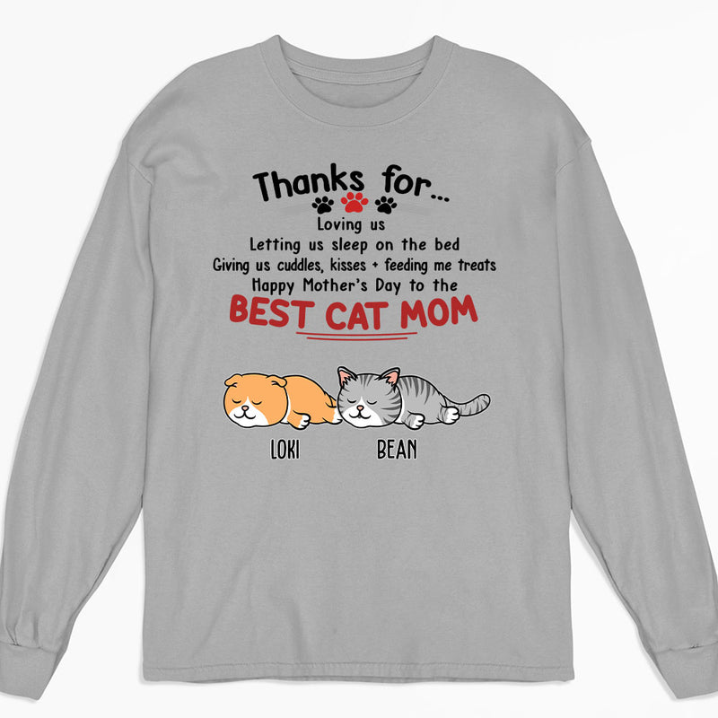 Thanks For Loving Us - Personalized Custom Long Sleeve T-shirt