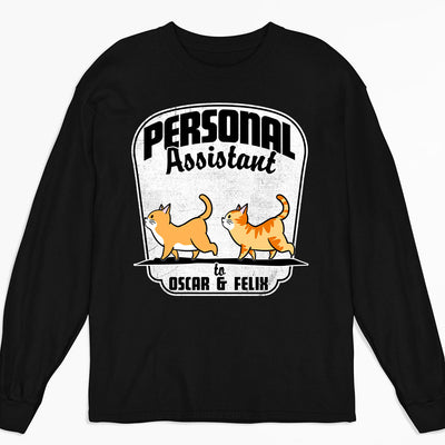 Pets Personal Assistant - Personalized Custom Long Sleeve T-shirt