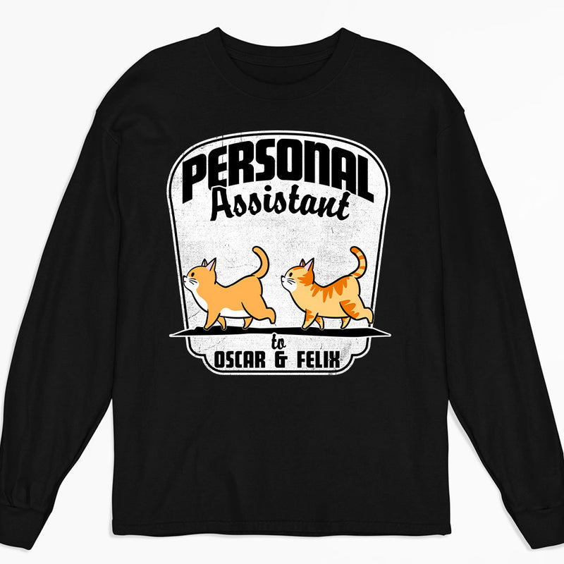 Pets Personal Assistant - Personalized Custom Long Sleeve T-shirt