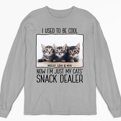 Just A Pet Snack Dealer Photo - Personalized Custom Long Sleeve T-shirt