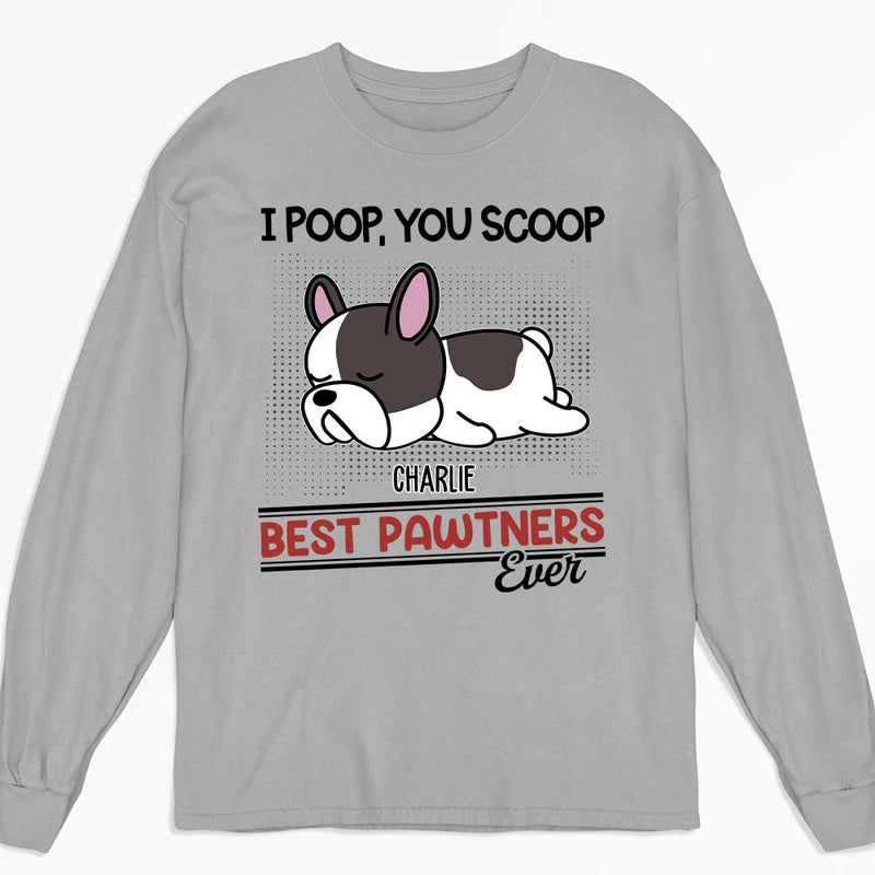 Best Pawtners Ever - Personalized Custom Long Sleeve T-shirt