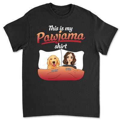 Pajama With Pet - Personalized Custom Unisex T-shirt