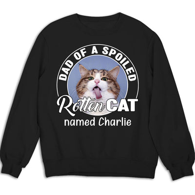 Spoiled Rotten Cats Photo - Personalized Custom Sweatshirt