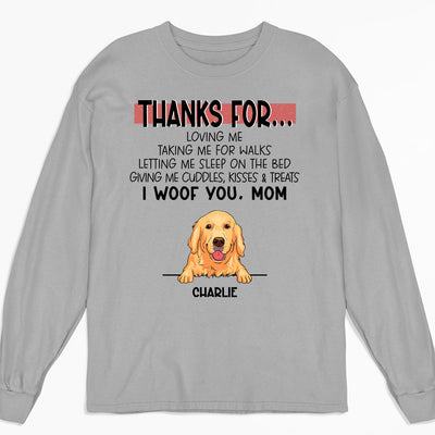 Cuddles Kisses Treats - Personalized Custom Long Sleeve T-shirt