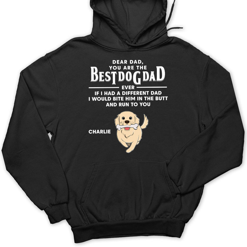 Run To My Dog Dad - Personalized Custom Hoodie