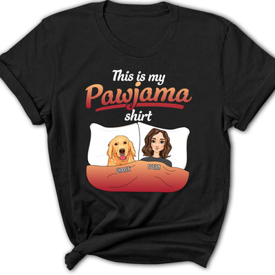 Pajama With Pet - Personalized Custom Women's T-shirt